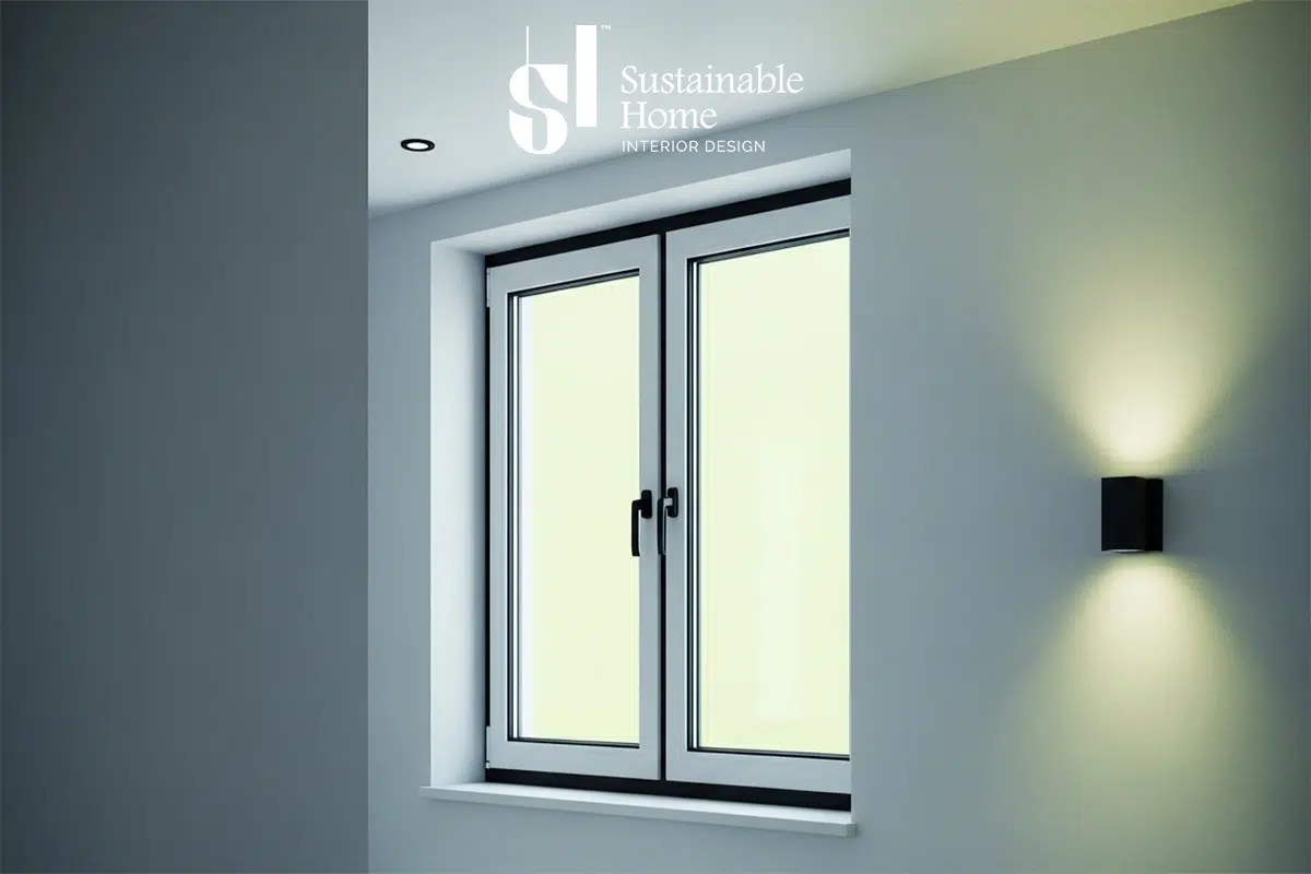 Energy efficient double glazed casement windows for modern house windows