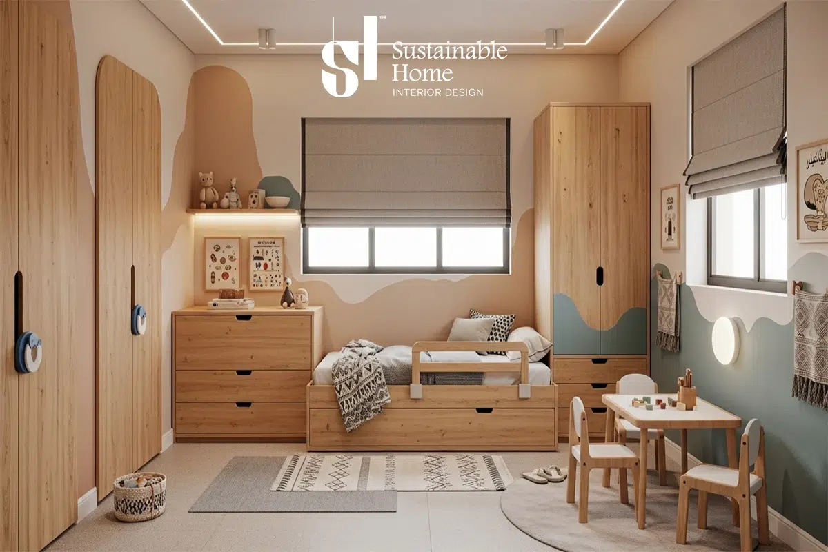 أساسيات إنشاء غرفة أطفال آمنة في السعودية باستخدام خامات مطابقة لكود البناء السعودي 2026