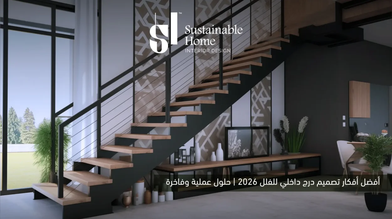 أفضل أفكار تصميم درج داخلي للفلل 2026 | حلول عملية وفاخرة