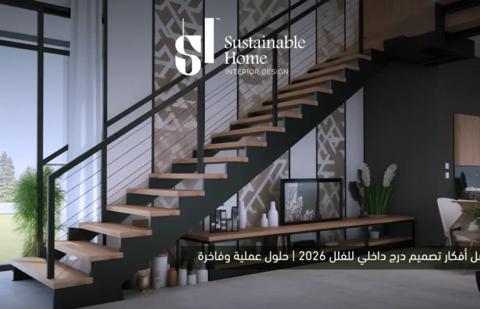 أفضل أفكار تصميم درج داخلي للفلل 2026 | حلول عملية وفاخرة