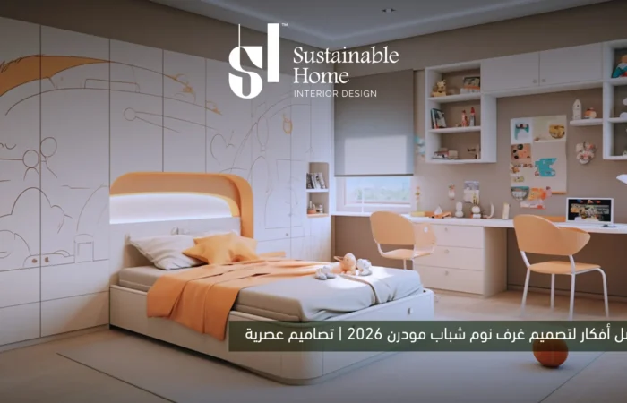 أفضل أفكار لتصميم غرف نوم شباب مودرن 2026 | تصاميم عصرية