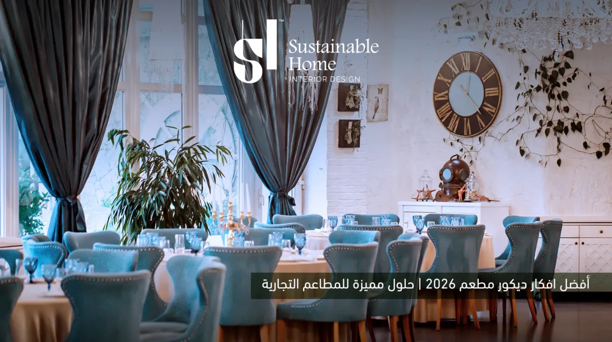 أفضل افكار ديكور مطعم 2026 | حلول مميزة للمطاعم التجارية 