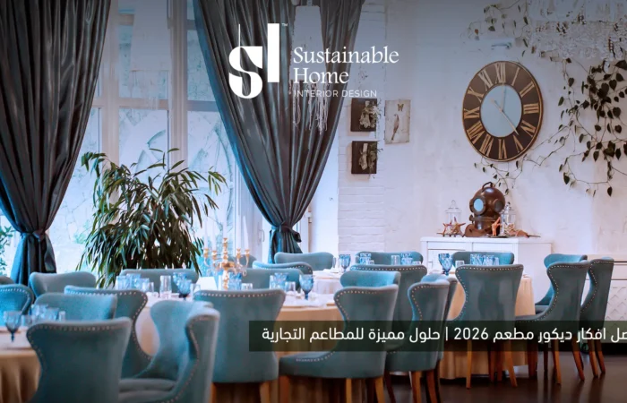 أفضل افكار ديكور مطعم 2026 | حلول مميزة للمطاعم التجارية 