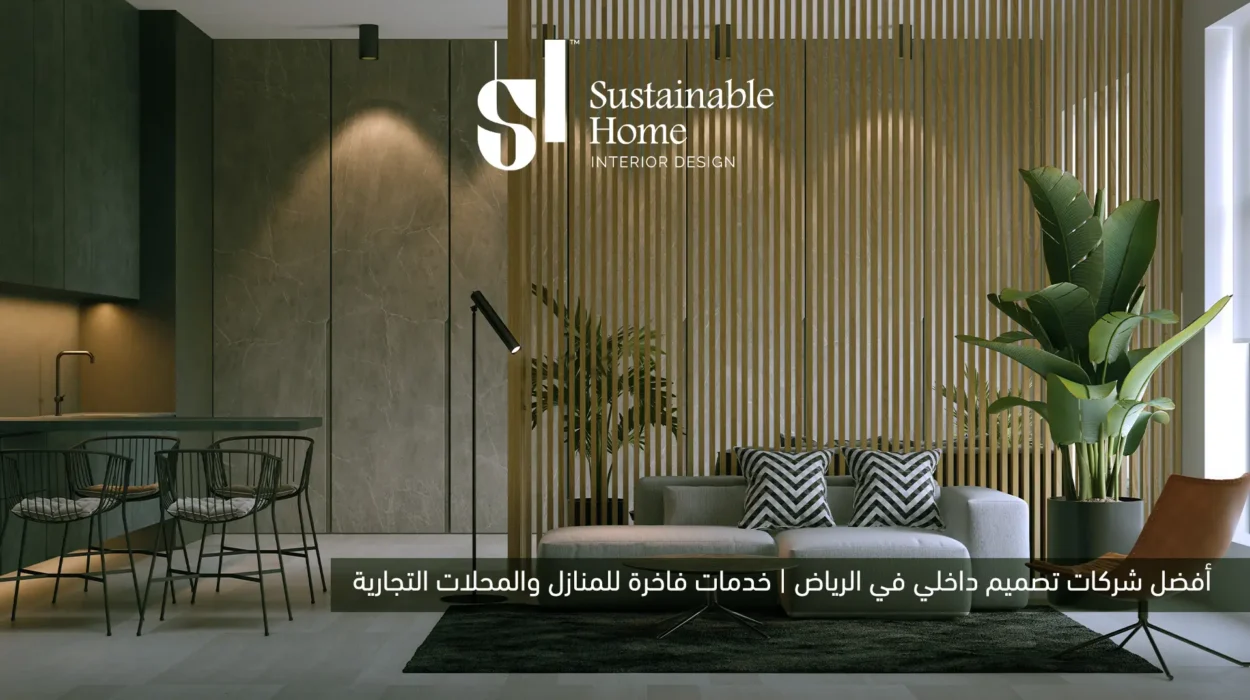 أفضل شركات تصميم داخلي في الرياض 2026 | Sustainable Home