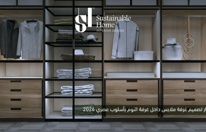أفكار تصميم غرفة ملابس داخل غرفة النوم بأسلوب عصري 2026
