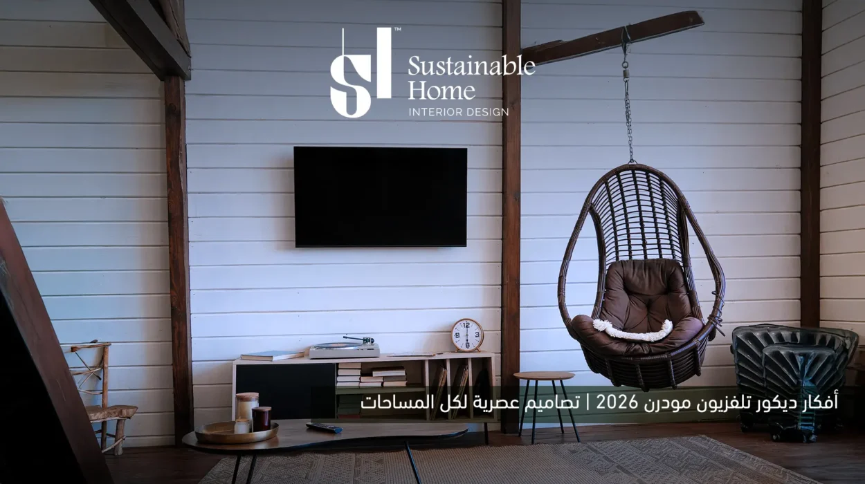 أفكار ديكور تلفزيون مودرن 2026 | تصاميم عصرية لكل المساحات