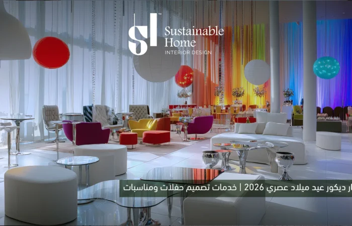 أفكار ديكور عيد ميلاد عصري 2026 | خدمات تصميم حفلات ومناسبات