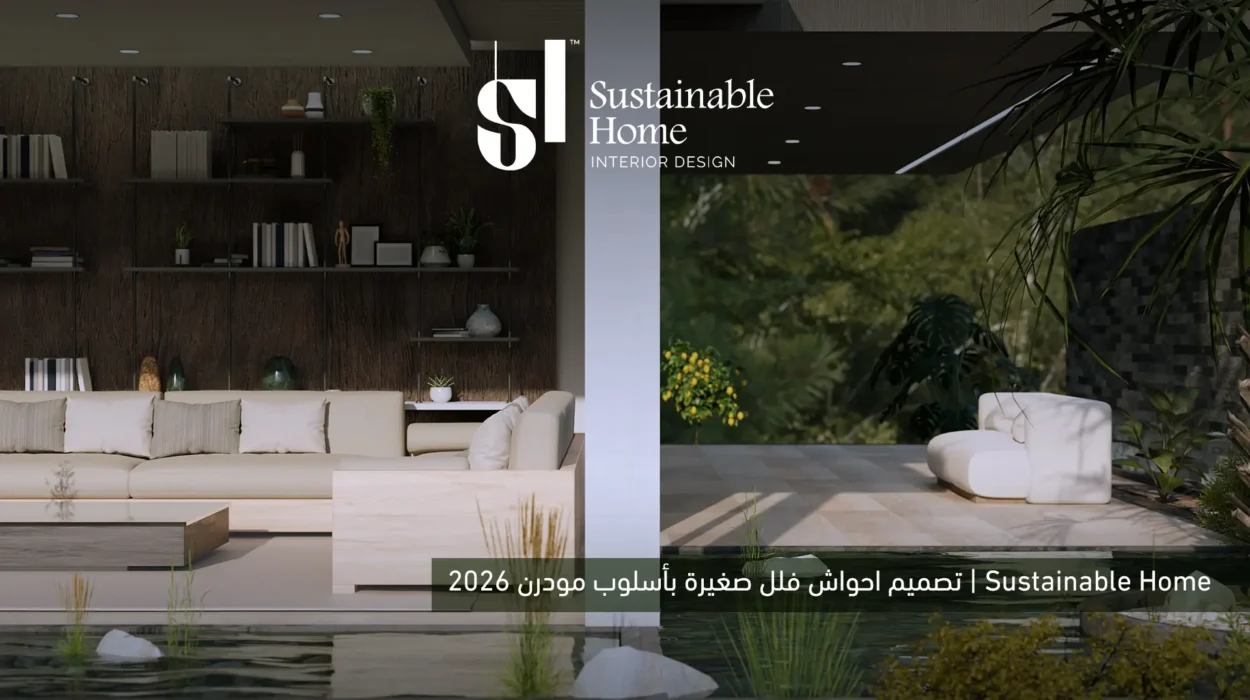 تصميم احواش فلل صغيرة بأسلوب مودرن 2026 | Sustainable Home