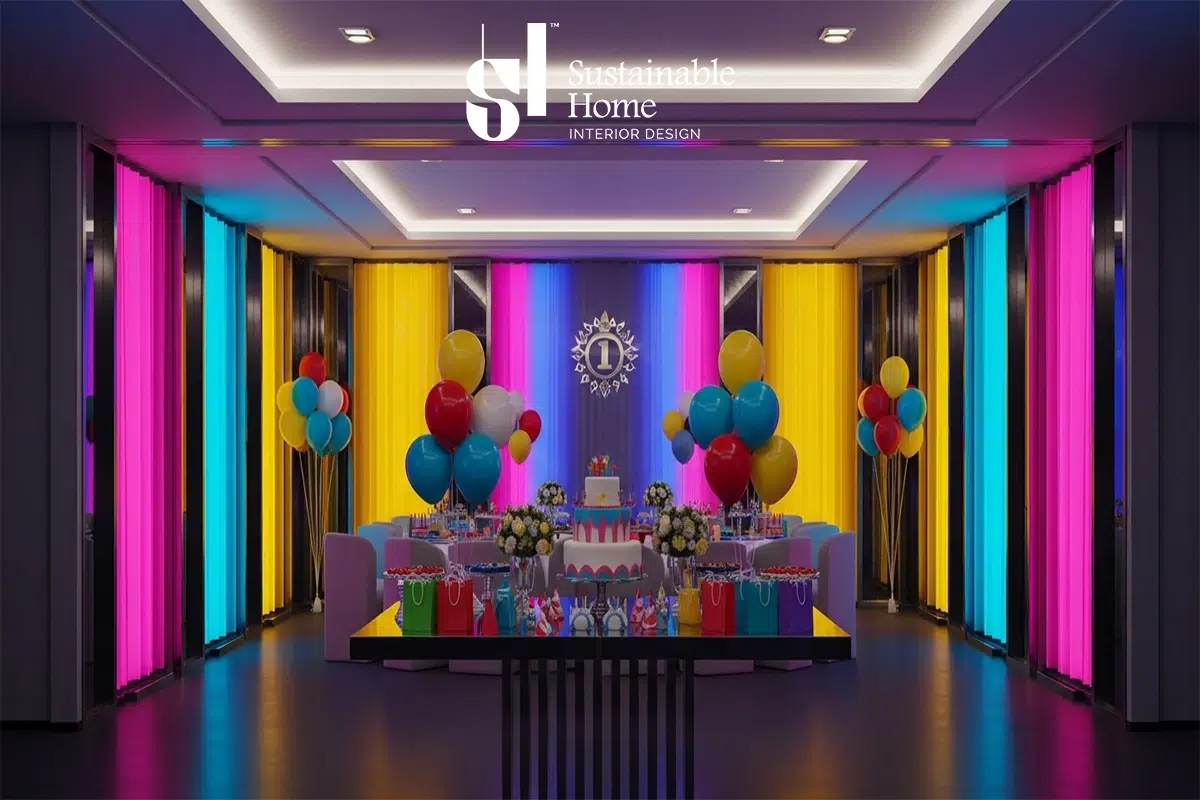 تصميم ديكور أعياد ميلاد لأطفال في الرياض 2026 مع زينة وديكور خاص للأطفال صغار السن