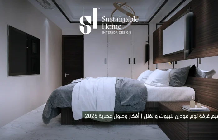 تصميم غرفة نوم مودرن للبيوت والفلل | أفكار وحلول عصرية 2026