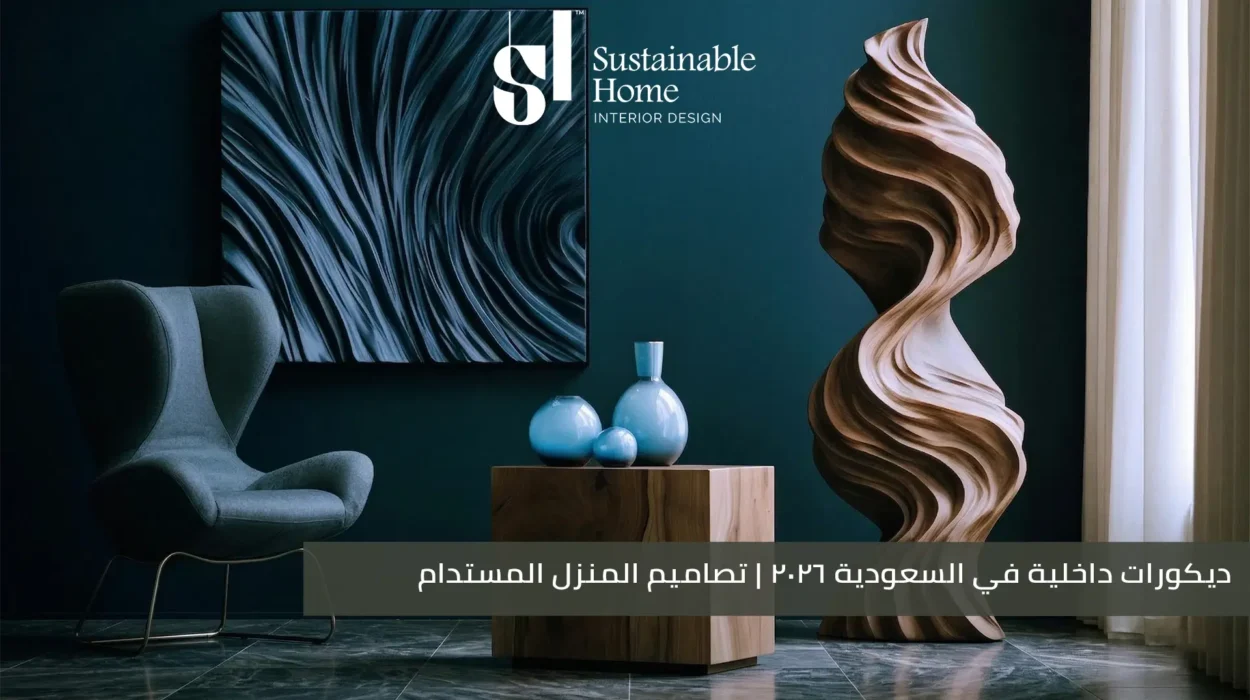 ديكورات داخلية في السعودية 2026 تصاميم المنزل المستدام