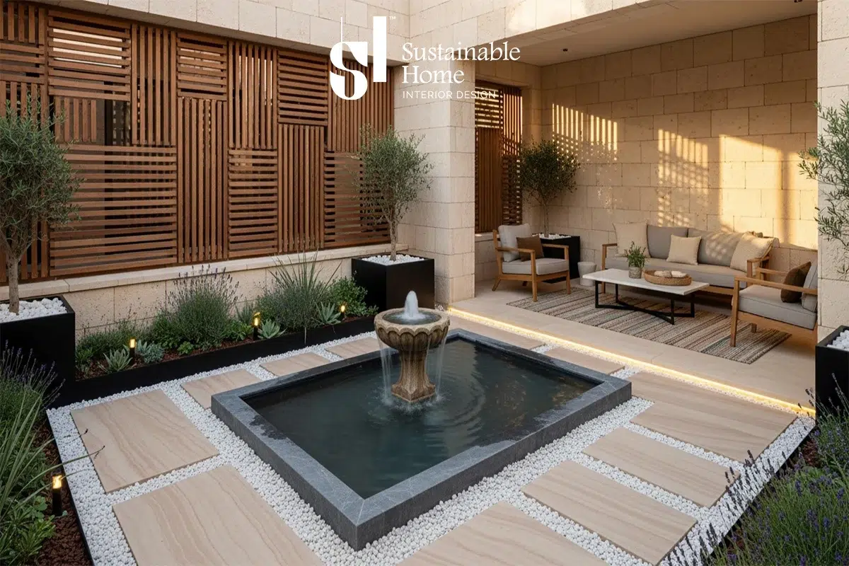 واجهات بيوت حديثه 2026 متناغمة مع تصميم احواش فلل صغيرة في شمال الرياض بأسلوب الأناقة المدفوعة بالأداء