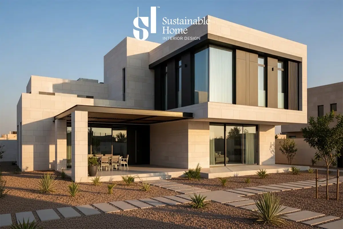 Minimalist house design in riyadh with flush cabinetry and smart lighting integration for high-end residential projects
