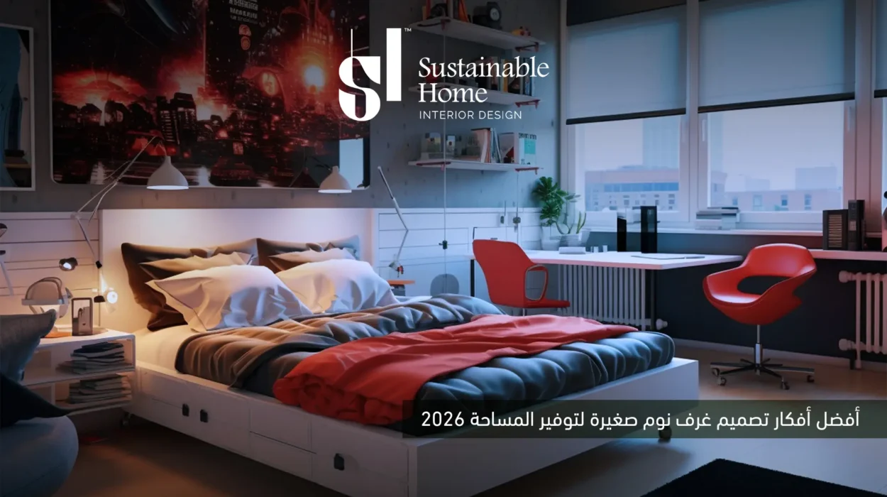 أفضل أفكار تصميم غرف نوم صغيرة لتوفير المساحة 2026