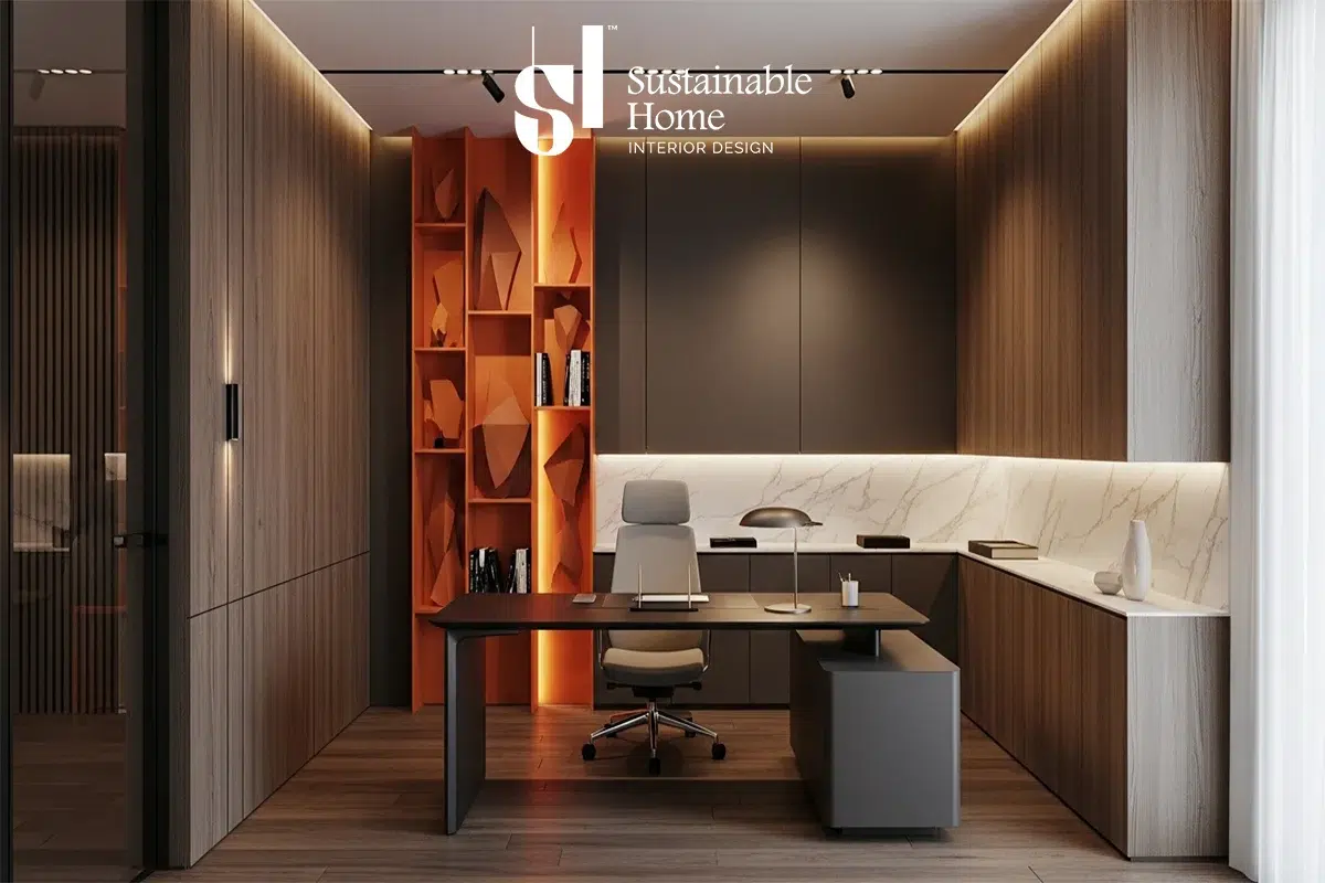 أفكار تصميم مكتب منزلي مودرن لاستغلال المساحات الصغيرة بذكاء