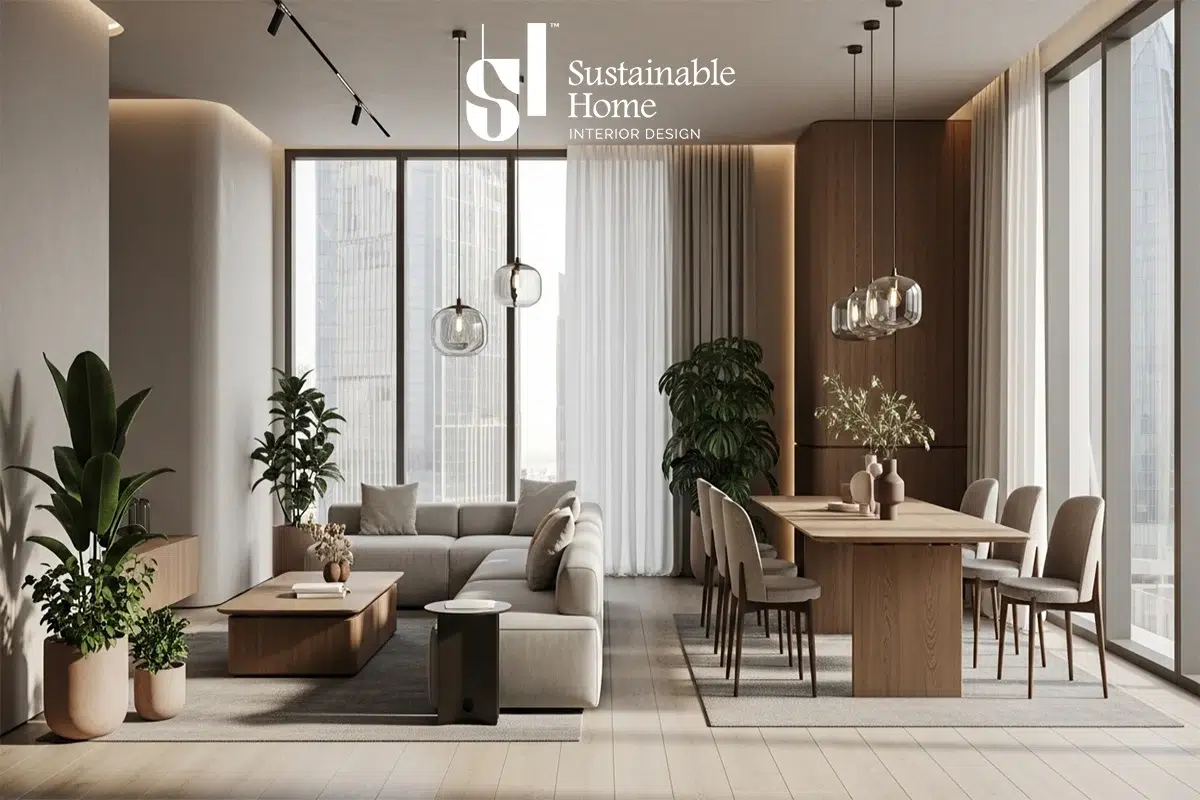 تصميم شقة كبيرة فاخرة في حي حطين بالرياض تدمج فواصل زجاجية ذكية (Smart Glass) ومعايير "الهدوء الوظيفي" لضمان الخصوصية والرفاهية لعام 2026