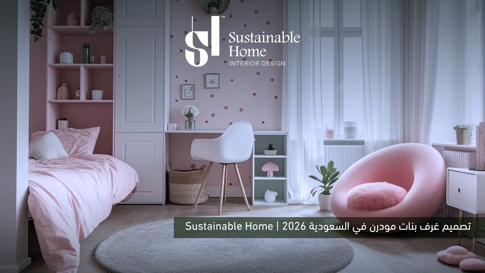 تصميم غرف بنات مودرن في السعودية 2026 | Sustainable Home