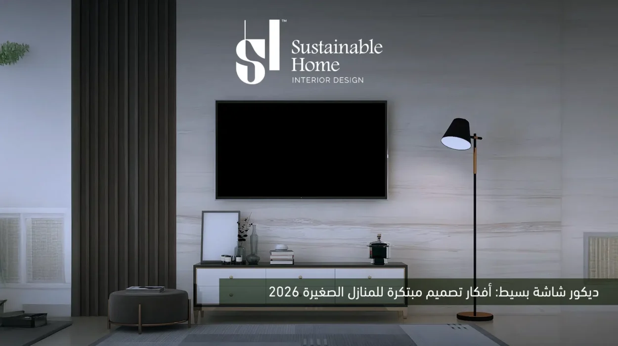 ديكور شاشة بسيط: أفكار تصميم مبتكرة للمنازل الصغيرة 2026