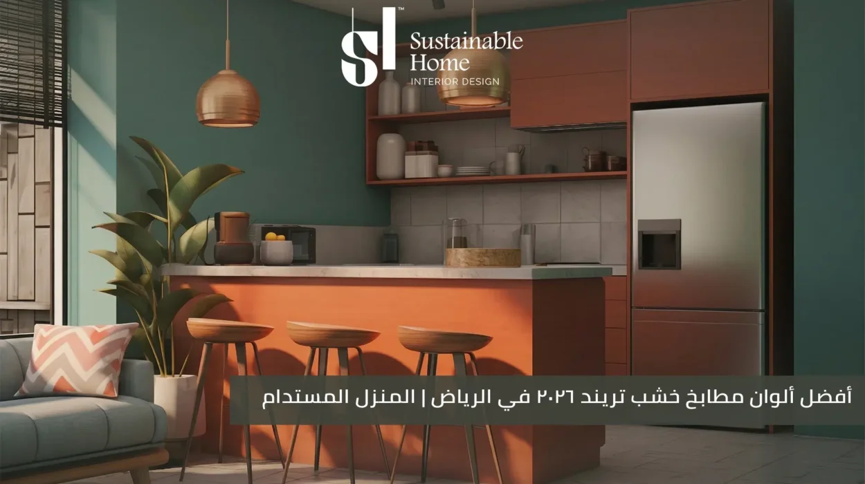 أفضل ألوان مطابخ خشب تريند 2026 في الرياض المنزل المستدام