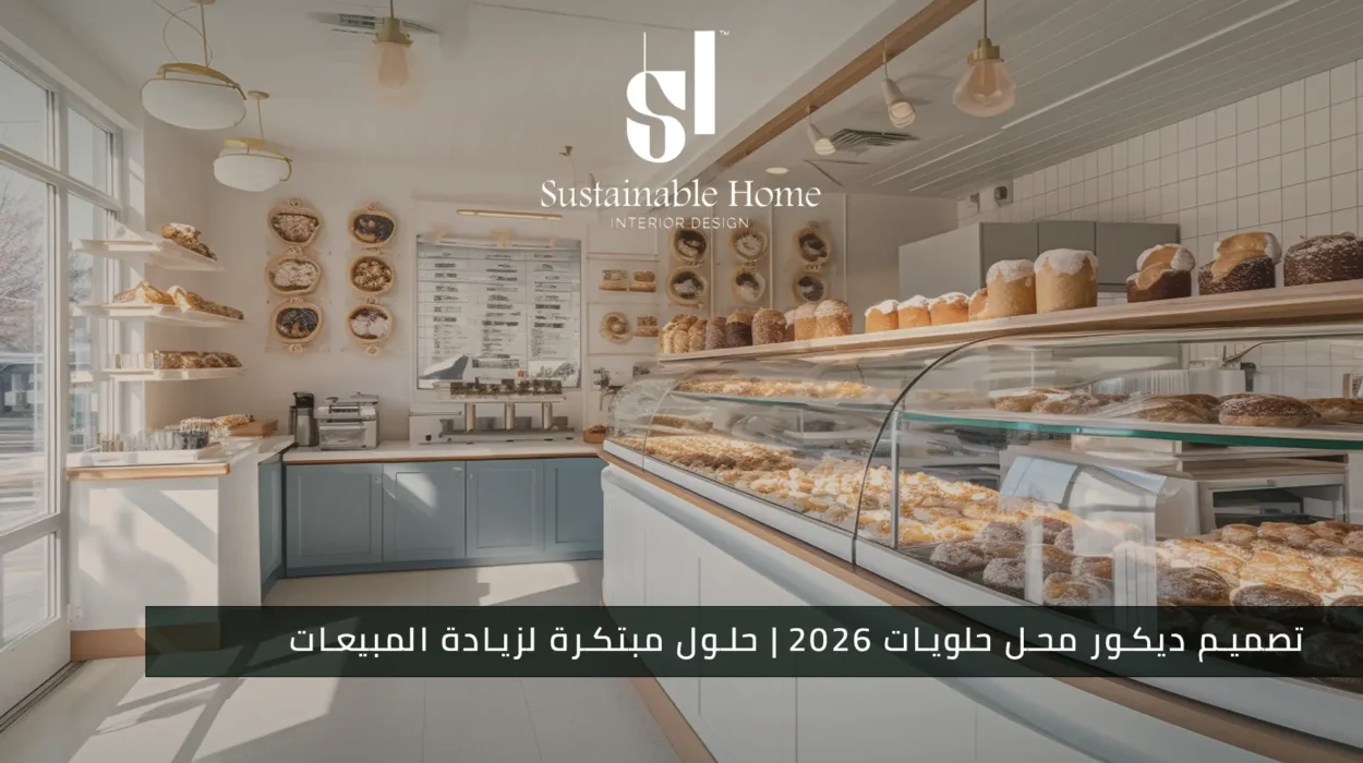 تصميم ديكور محل حلويات 2026 حلول مبتكرة لزيادة المبيعات
