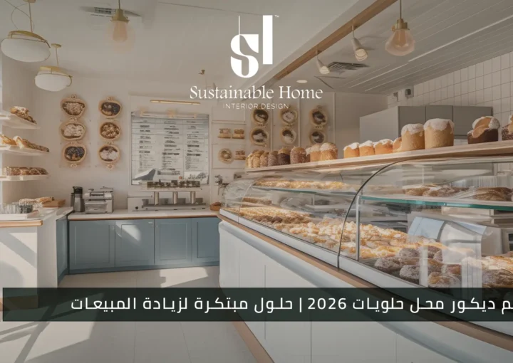 تصميم ديكور محل حلويات 2026 حلول مبتكرة لزيادة المبيعات