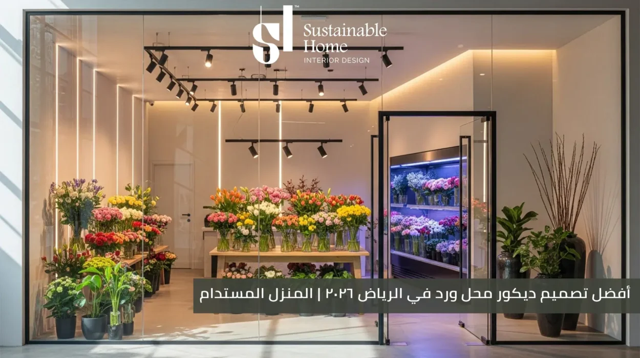 أفضل تصميم ديكور محل ورد في الرياض 2026 المنزل المستدام