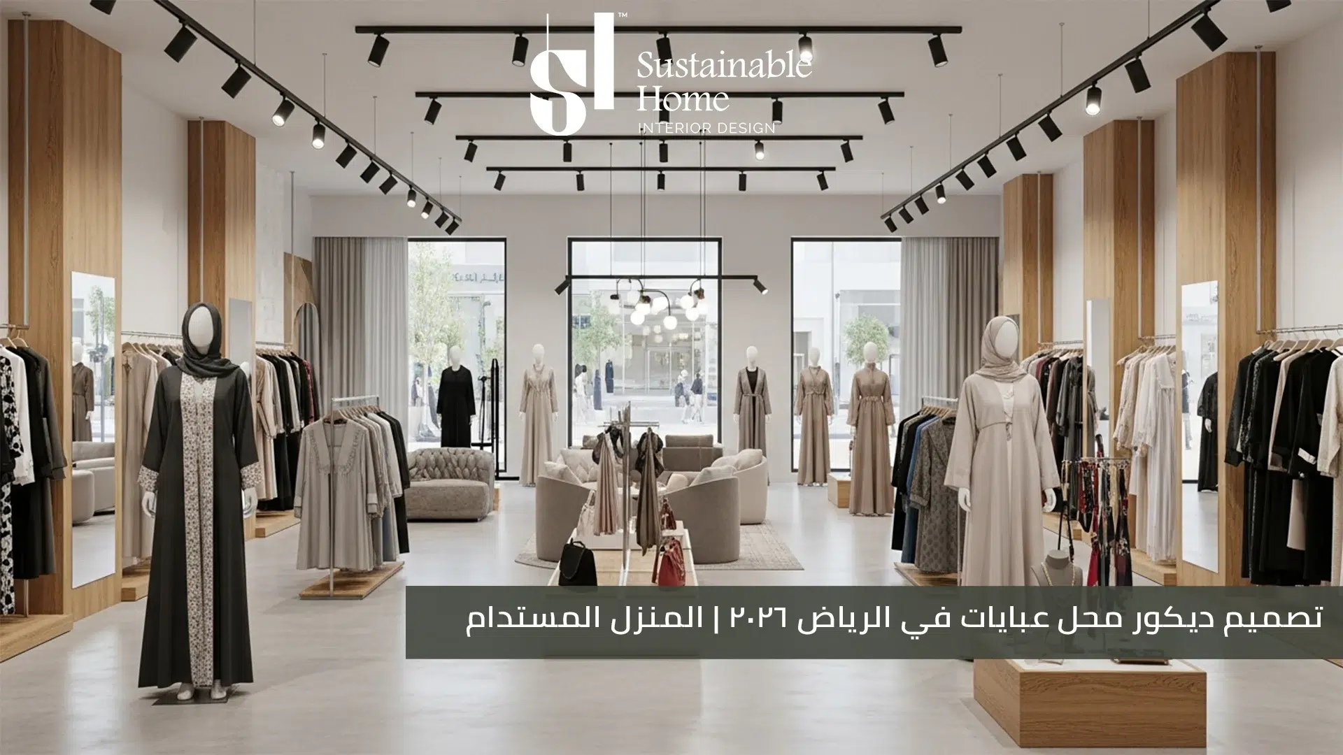 تصميم ديكور محل عبايات في الرياض 2026 المنزل المستدام
