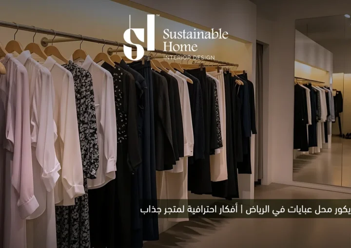 تصميم ديكور محل عبايات في الرياض | أفكار احترافية لمتجر جذاب