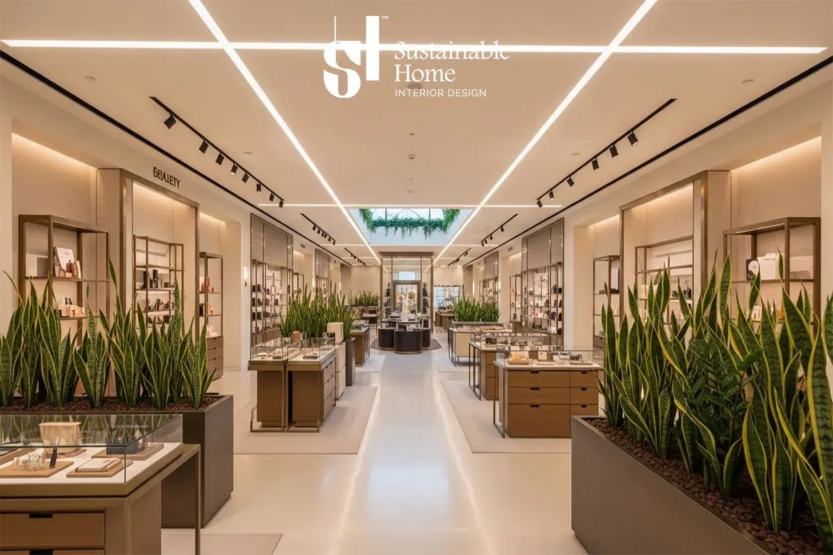 Luxury commercial interior design for a Jeddah retail store 2026