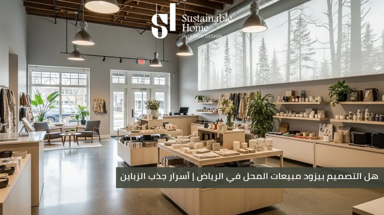 هل التصميم بيزود مبيعات المحل في الرياض أسرار جذب الزباين